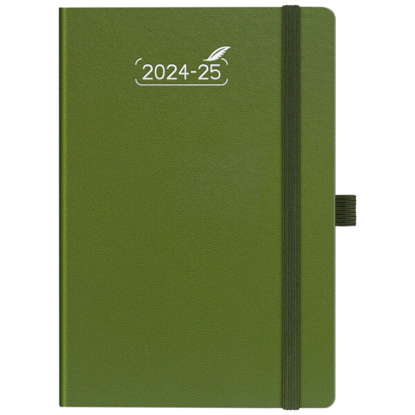 Hardcover-Wochennotizbuch [Olivgrün]
